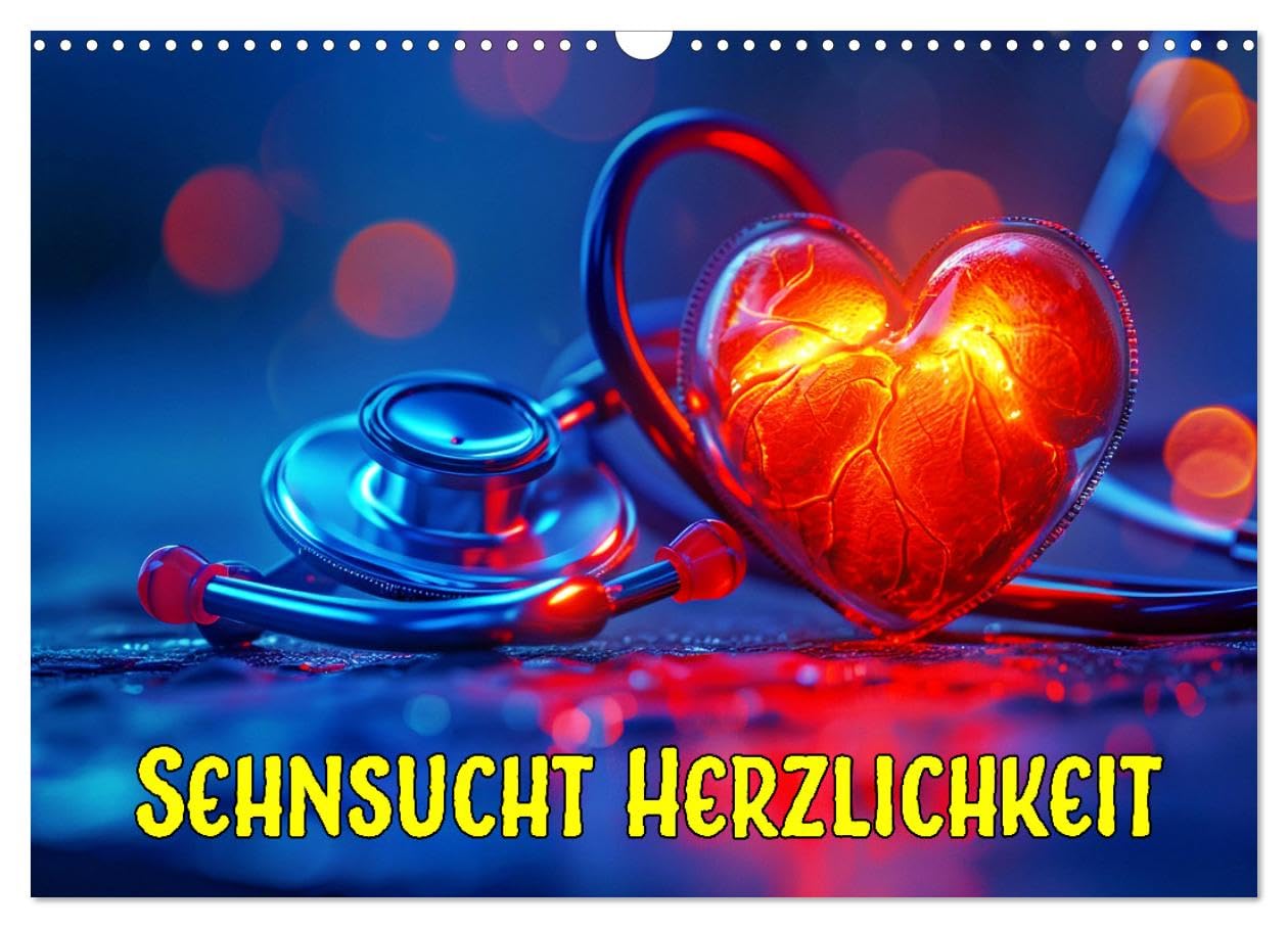 Sehnsucht Herzlichkeit (Wandkalender 2025 DIN A3 quer), CALVENDO Monatskalender: Erleben Sie die Magie der Herzlichkeit (CALVENDO Gesundheit) Health, Nutrition & Fitness