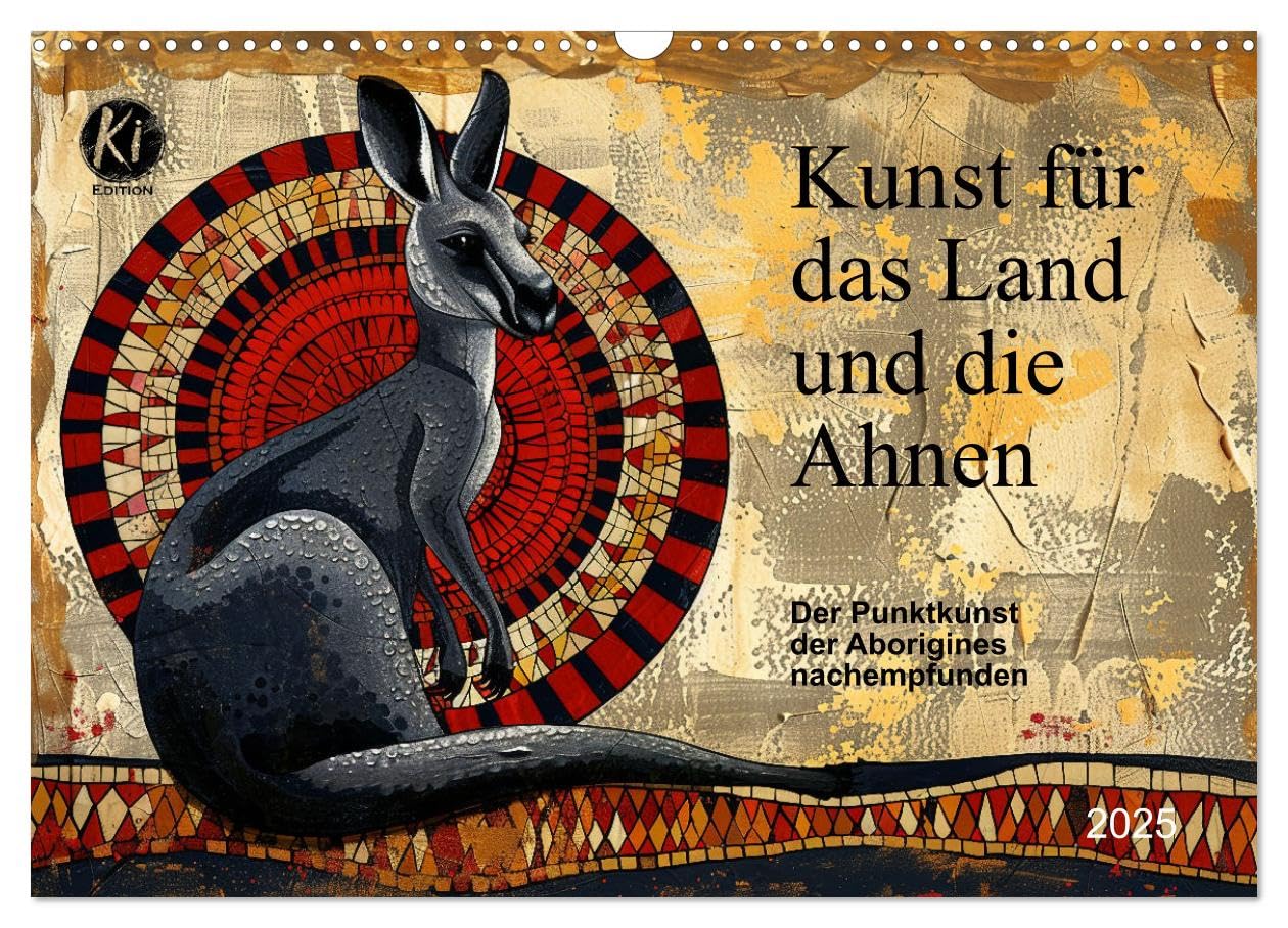 Kunst für das Land und die Ahnen (Wandkalender 2025 DIN A3 quer), CALVENDO Monatskalender: Punktkunst ist nicht nur Kunst, sondern ein lebendiges Erbe (CALVENDO Kunst) Business & Technology