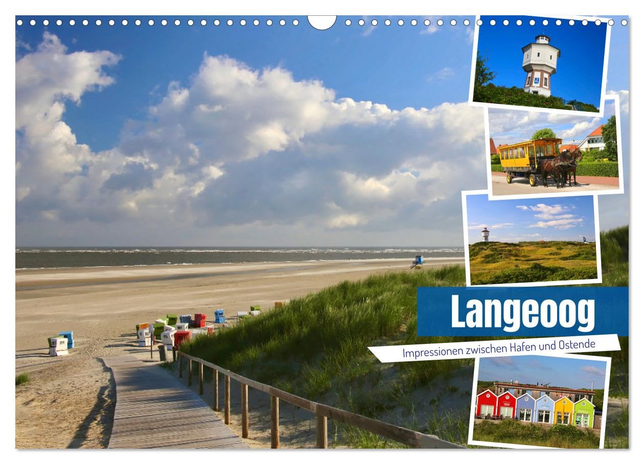 Langeoog 2025. Impressionen zwischen Hafen und Ostende (Wandkalender 2025 DIN A3 quer), CALVENDO Monatskalender: 12 stimmungsvolle Fotos, die Langeoogs schönste Seiten zeigen! (CALVENDO Orte) Leisure, Home & Garden