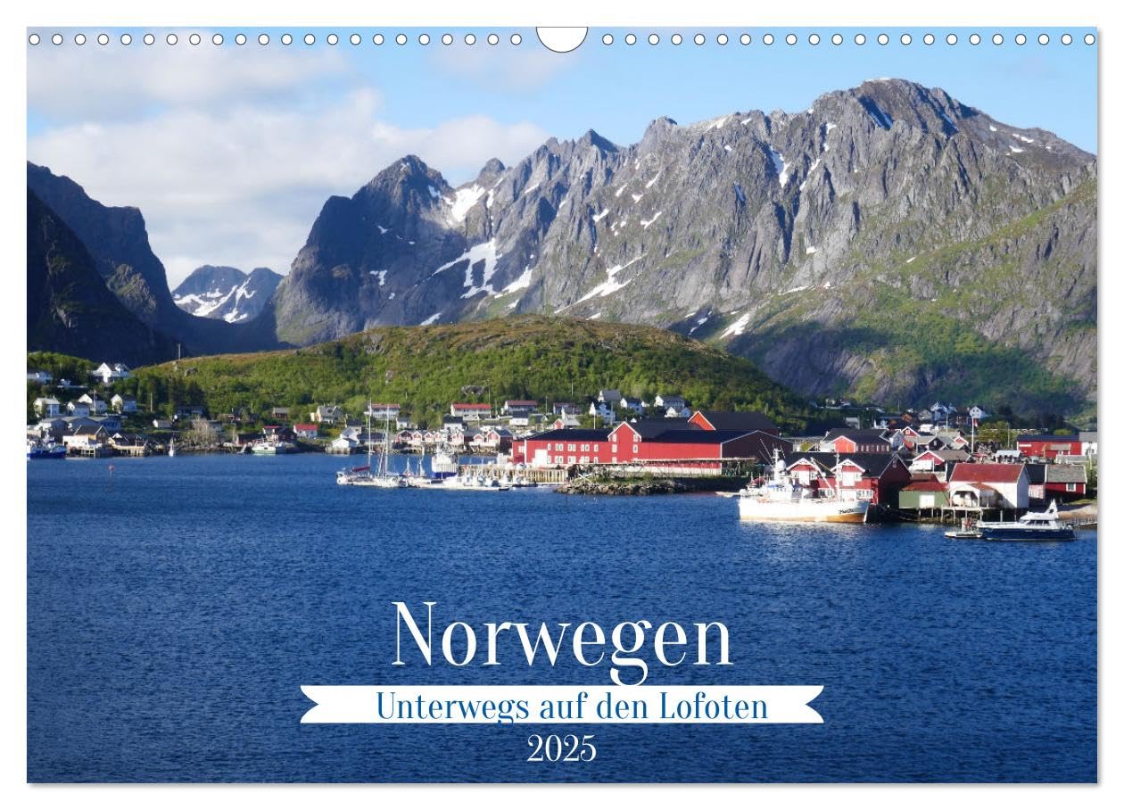 Norwegen - Unterwegs auf den Lofoten (Wandkalender 2025 DIN A3 quer), CALVENDO Monatskalender: Wandern und Fotografieren auf den Lofoten (CALVENDO Natur) Leisure, Home & Garden