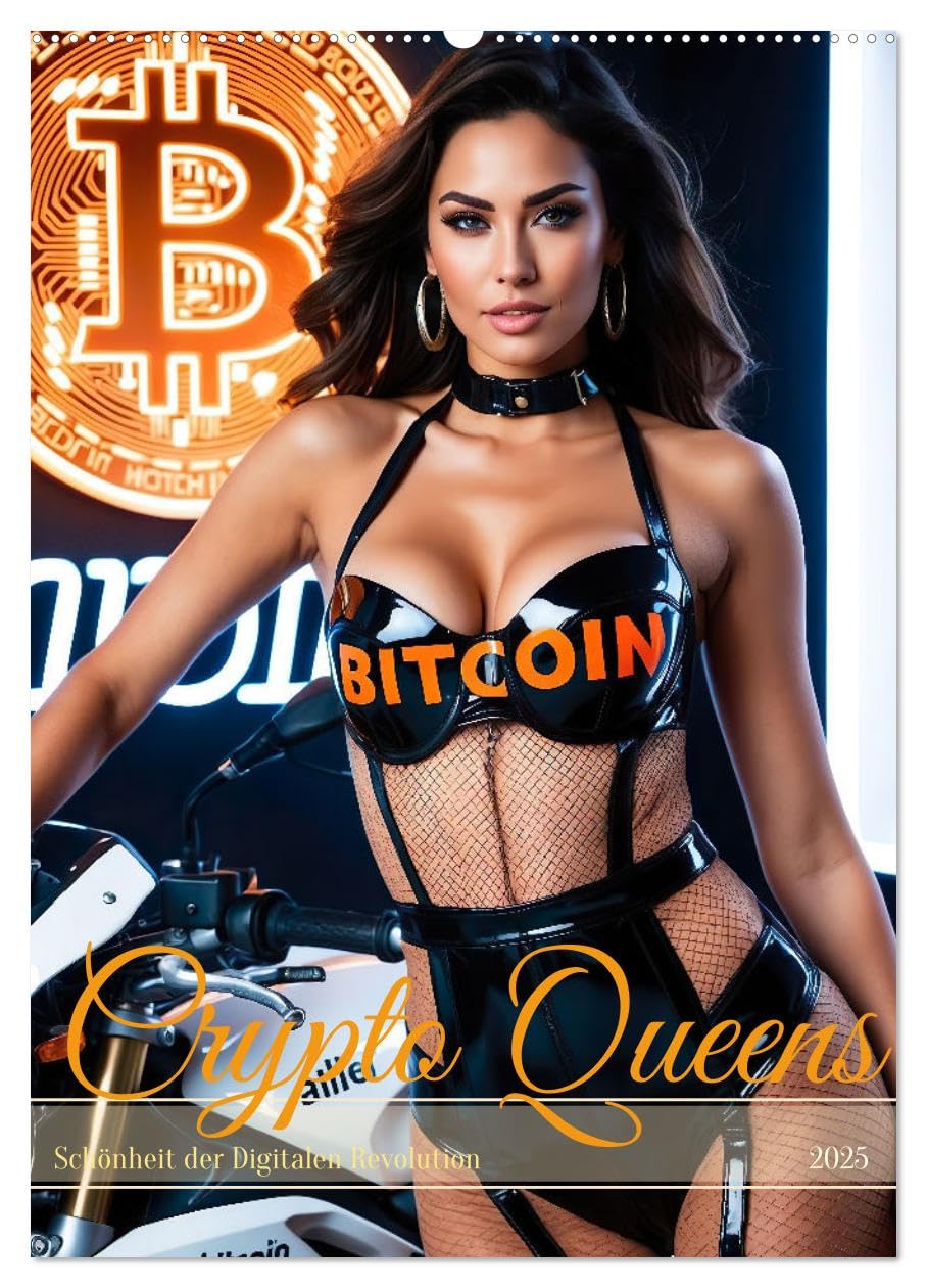Crypto Queens: Schönheit der Digitalen Revolution (Wandkalender 2025 DIN A2 hoch), CALVENDO Monatskalender: Verführerische Frauen in glamourösen ... stilvoll für Bitcoin (CALVENDO Technologie) Social Sciences