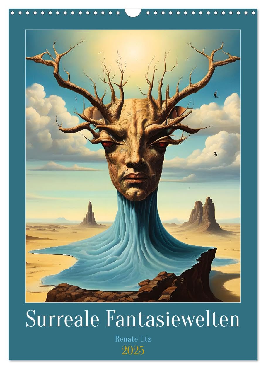 Surreale Fantasiewelten (Wandkalender 2025 DIN A3 hoch), CALVENDO Monatskalender: Fantastische Bilder aus Traum und Fantasie jenseits der Grenzen des Vorstellbaren (CALVENDO Kunst) Leisure, Home & Garden