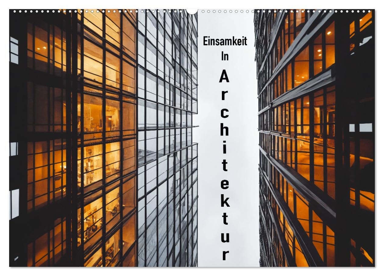 Einsamkeit in Architektur (Wandkalender 2025 DIN A2 quer), CALVENDO Monatskalender: Erleben Sie beeindruckende KI-generierte Bauwerke (CALVENDO Orte) Film, Art & Culture