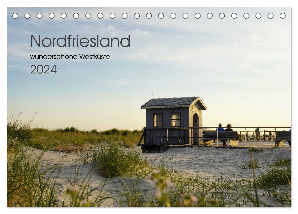 Nordfriesland - wunderschöne Westküste (Tischkalender 2025 DIN A5 quer), CALVENDO Monatskalender: Landschaften in Nordfriesland (CALVENDO Orte) Leisure, Home & Garden