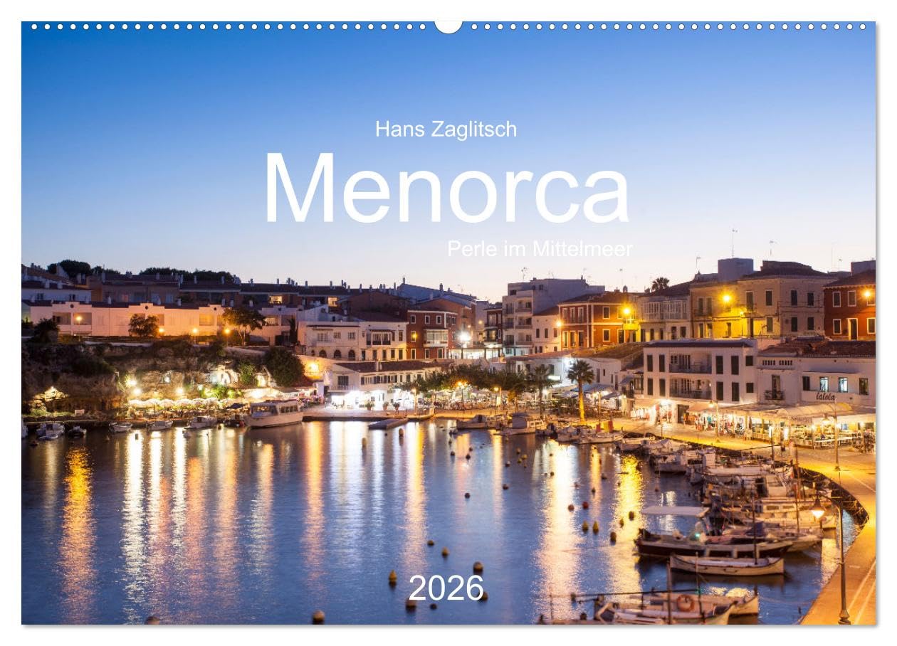 Menorca - Perle im MIttelmeer (Wandkalender 2026 DIN A2 quer), CALVENDO Monatskalender: Eine Insel zum verlieben (CALVENDO Orte) Leisure, Home & Garden