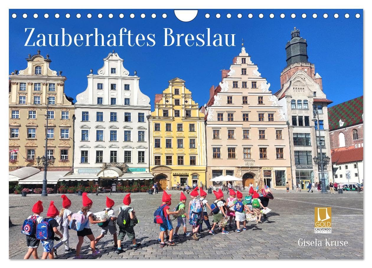 Zauberhaftes Breslau (Wandkalender 2026 DIN A4 quer), CALVENDO Monatskalender: Polens drittgrößte Stadt fasziniert mit einer fesselnden Mischung aus ... beeindruckender Architektur (CALVENDO Orte) Leisure, Home & Garden