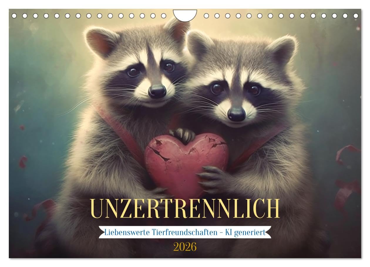 Unzertrennlich (Wandkalender 2026 DIN A4 quer), CALVENDO Monatskalender Social Sciences