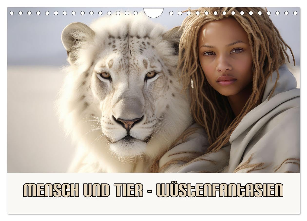 Mensch und Tier – Wüstenfantasien (Wandkalender 2026 DIN A4 quer), CALVENDO Monatskalender Film, Art & Culture
