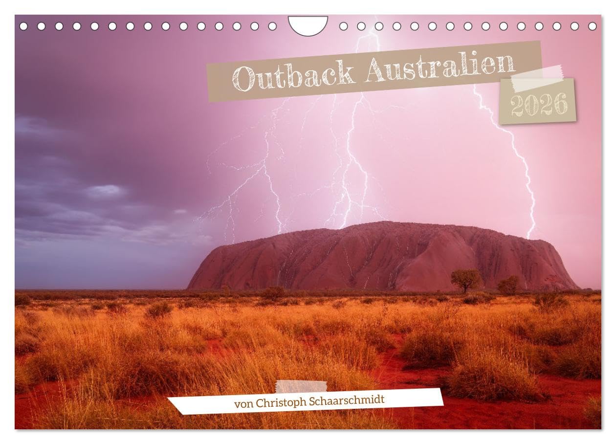 Outback Australien (Wandkalender 2026 DIN A4 quer), CALVENDO Monatskalender Photography