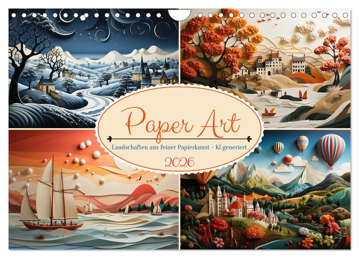 Paper Art (Wandkalender 2026 DIN A4 quer), CALVENDO Monatskalender Social Sciences