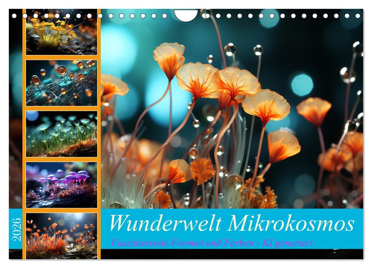 Wunderwelt Mikrokosmos (Wandkalender 2026 DIN A4 quer), CALVENDO Monatskalender Social Sciences