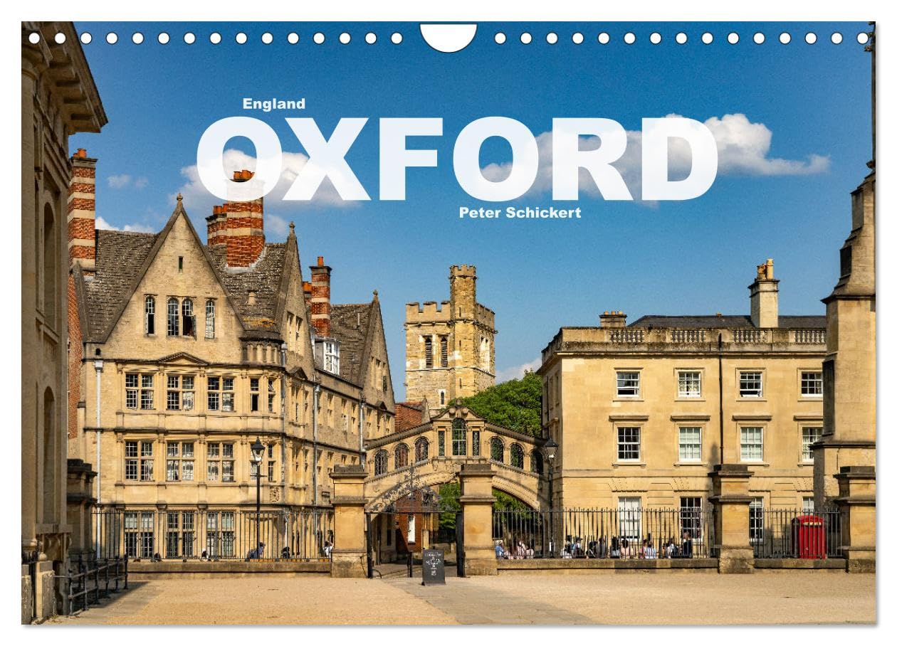 England - Oxford (Wandkalender 2026 DIN A4 quer), CALVENDO Monatskalender Leisure, Home & Garden