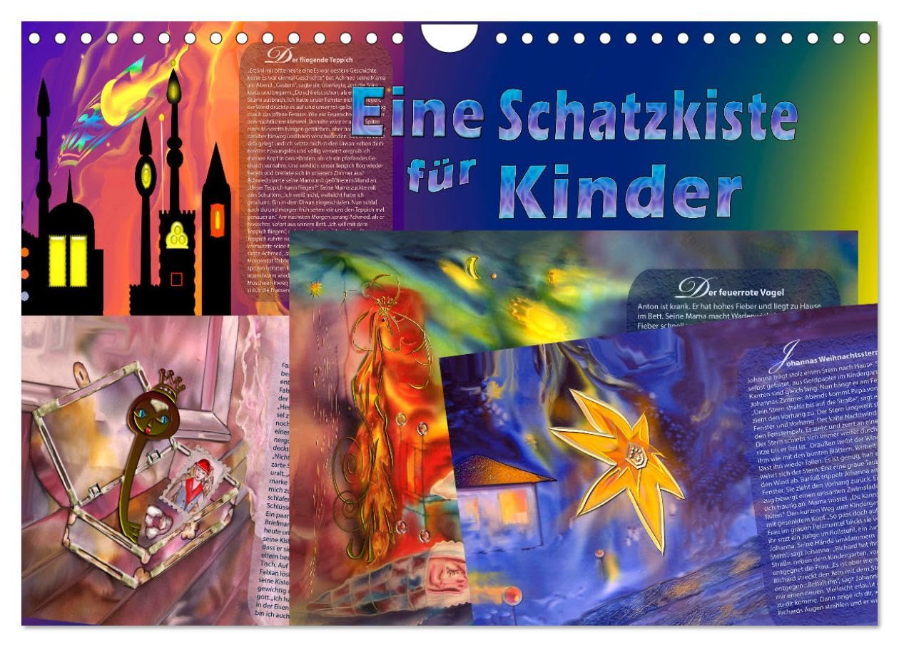 Eine Schatzkiste für Kinder (Wandkalender 2026 DIN A4 quer), CALVENDO Monatskalender Natural Sciences