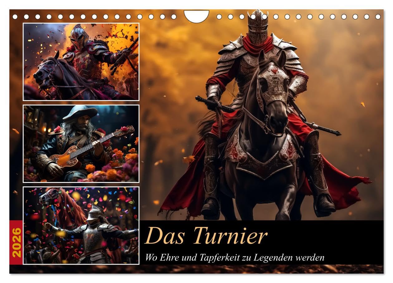 Das Turnier (Wandkalender 2026 DIN A4 quer), CALVENDO Monatskalender Contemporary literature