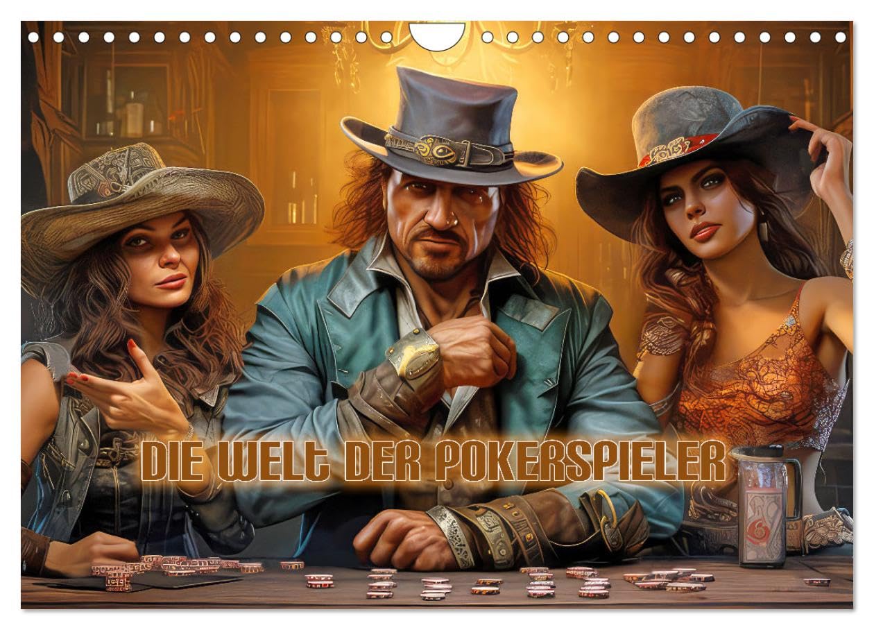 Die Welt der Pokerspieler (Wandkalender 2026 DIN A4 quer), CALVENDO Monatskalender Photography