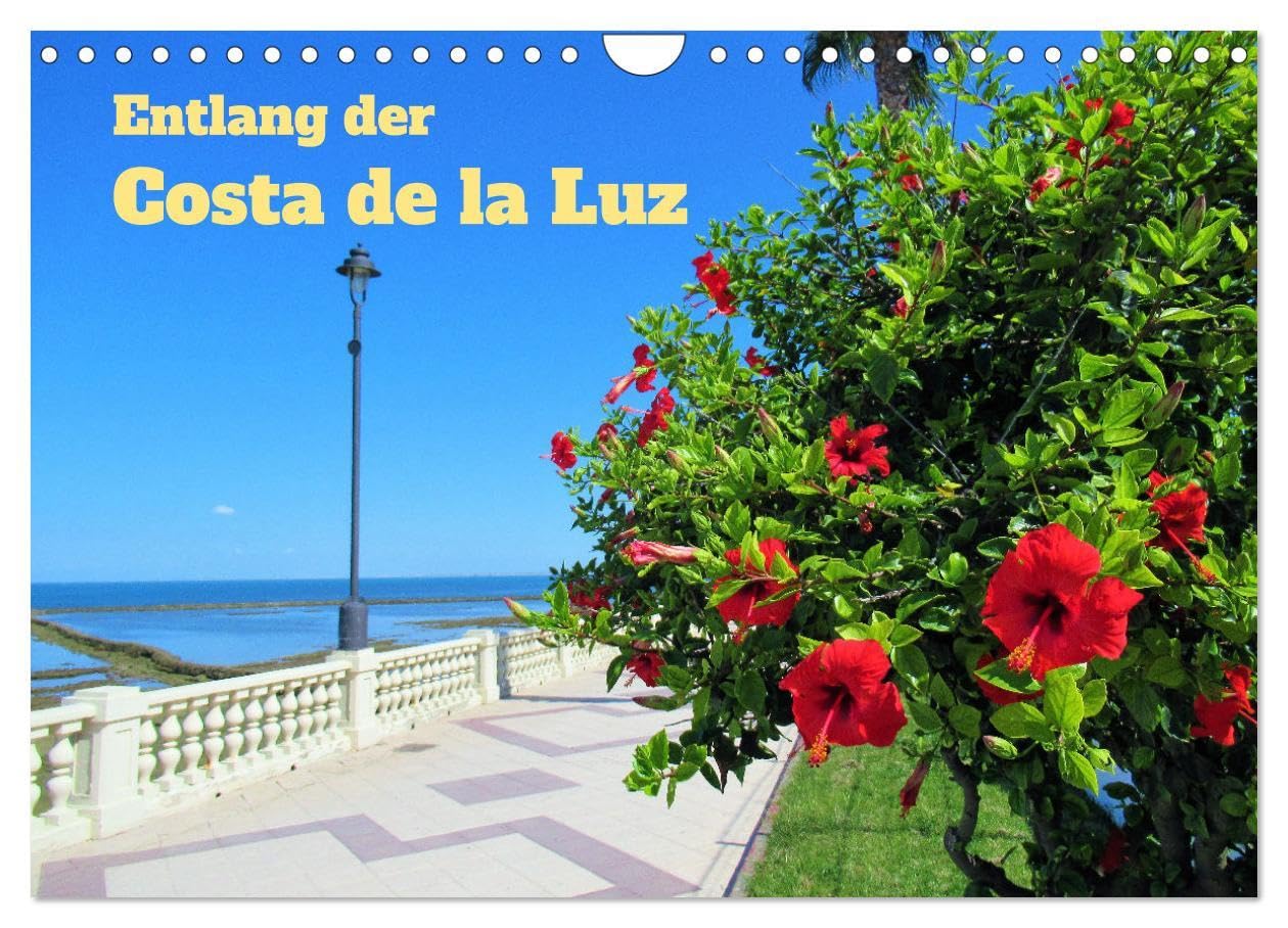 Entlang der Costa de la Luz (Wandkalender 2026 DIN A4 quer), CALVENDO Monatskalender: Die südliche spanische Atlantikküste begeistert mit schönen ... den vielen weißen Häusern. (CALVENDO Orte) Leisure, Home & Garden