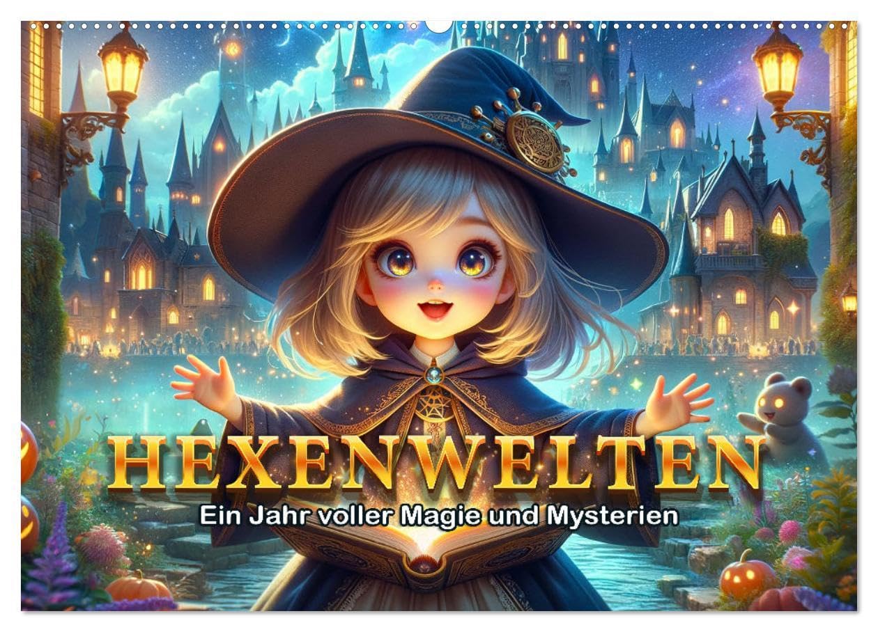 Hexenwelten: Ein Jahr voller Magie und Mysterien (Wandkalender 2026 DIN A2 quer), CALVENDO Monatskalender: Ein magisches Jahr voller Wunder. (CALVENDO Spass) Leisure, Home & Garden