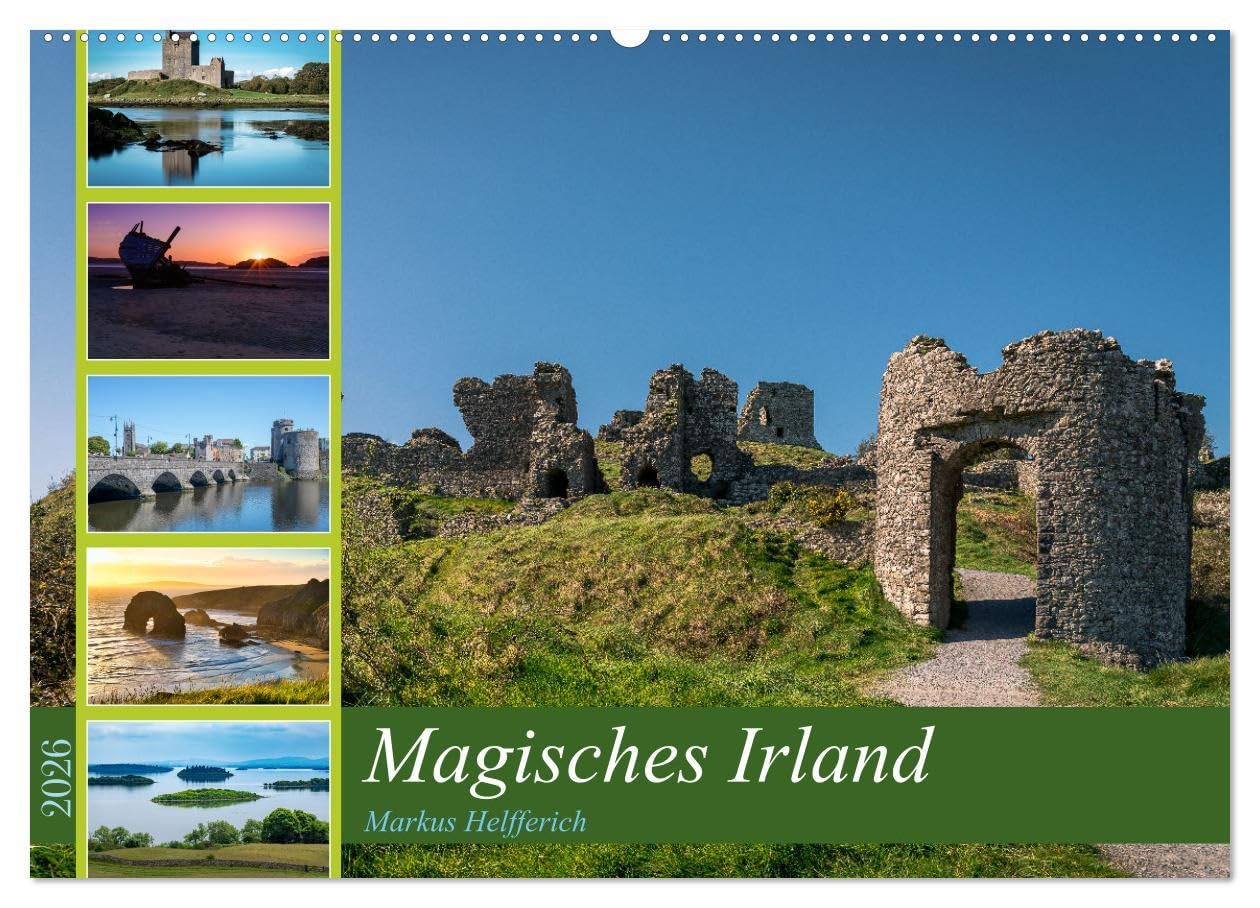 Magisches Irland 2026 (Wandkalender 2026 DIN A2 quer), CALVENDO Monatskalender: Fotografien aus Irland von Markus Helfferich (CALVENDO Orte) Photography