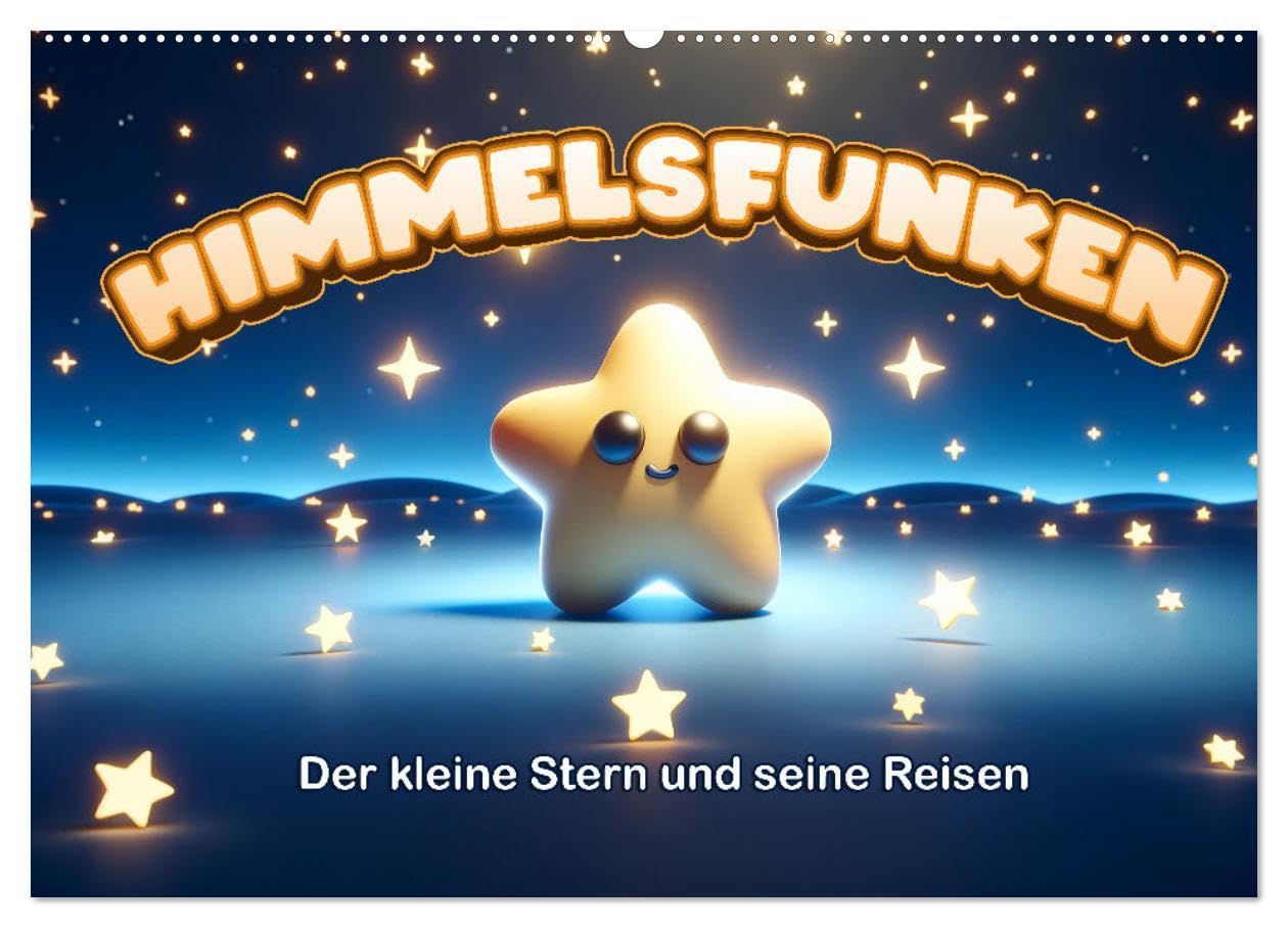 Himmelsfunken: Der kleine Stern und seine Reisen (Wandkalender 2026 DIN A2 quer), CALVENDO Monatskalender: Sternenzauber fürs ganze Jahr. (CALVENDO Wissenschaft) Parents & Children