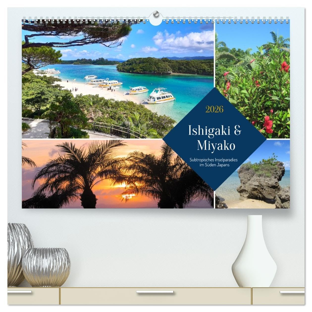 Ishigaki & Miyako - Subtropisches Inselparadies im Süden Japans (hochwertiger Premium Wandkalender 2026 DIN A2 quer), Kunstdruck in Hochglanz: Die im ... subtropische Landschaften. (CALVENDO Natur) Leisure, Home & Garden