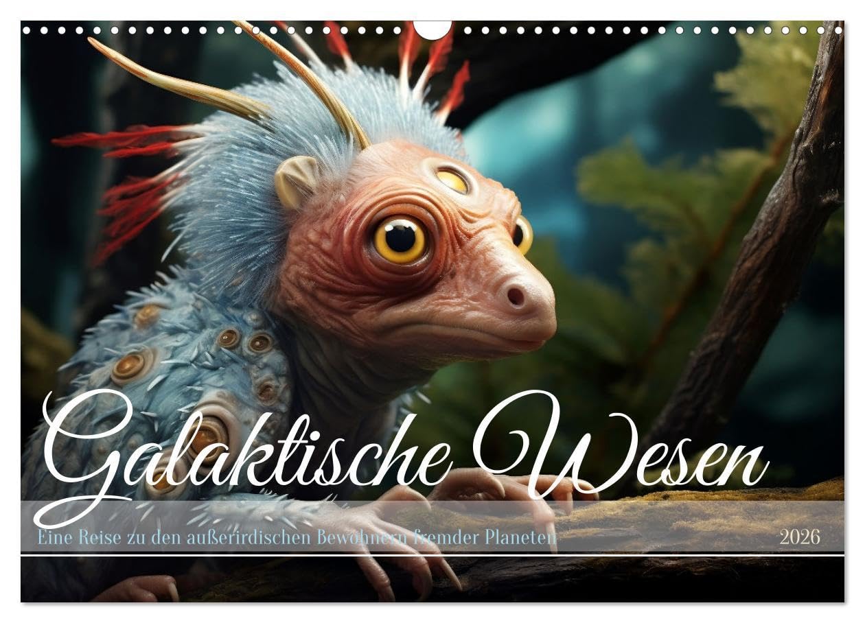 Galaktische Wesen (Wandkalender 2026 DIN A3 quer), CALVENDO Monatskalender: Weit über die Milchstraße hinaus (CALVENDO Tiere) Natural Sciences