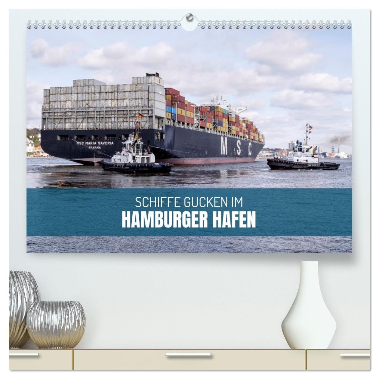 Schiffe gucken im Hamburger Hafen (hochwertiger Premium Wandkalender 2026 DIN A2 quer), Kunstdruck in Hochglanz Film, Art & Culture