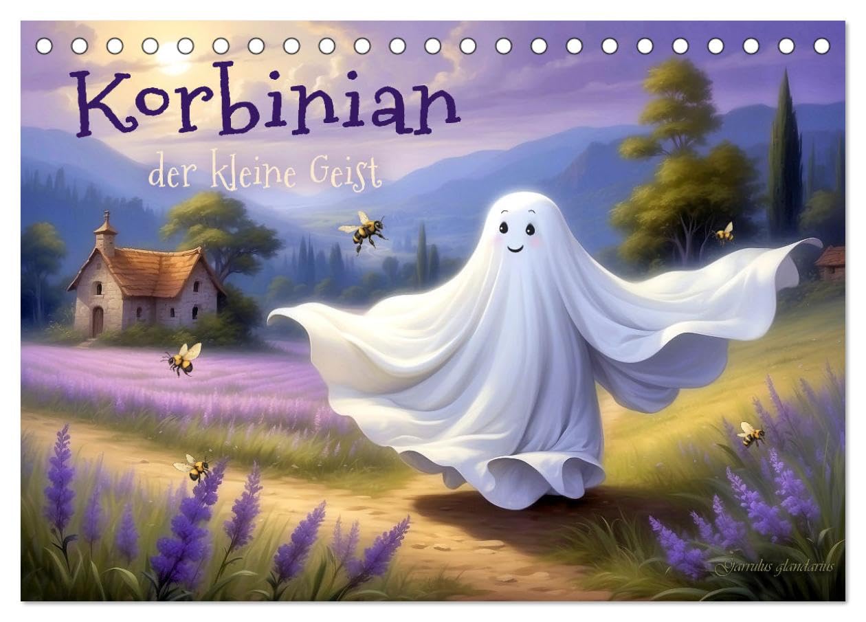Korbinian, der kleine Geist (Tischkalender 2026 DIN A5 quer), CALVENDO Monatskalender Leisure, Home & Garden