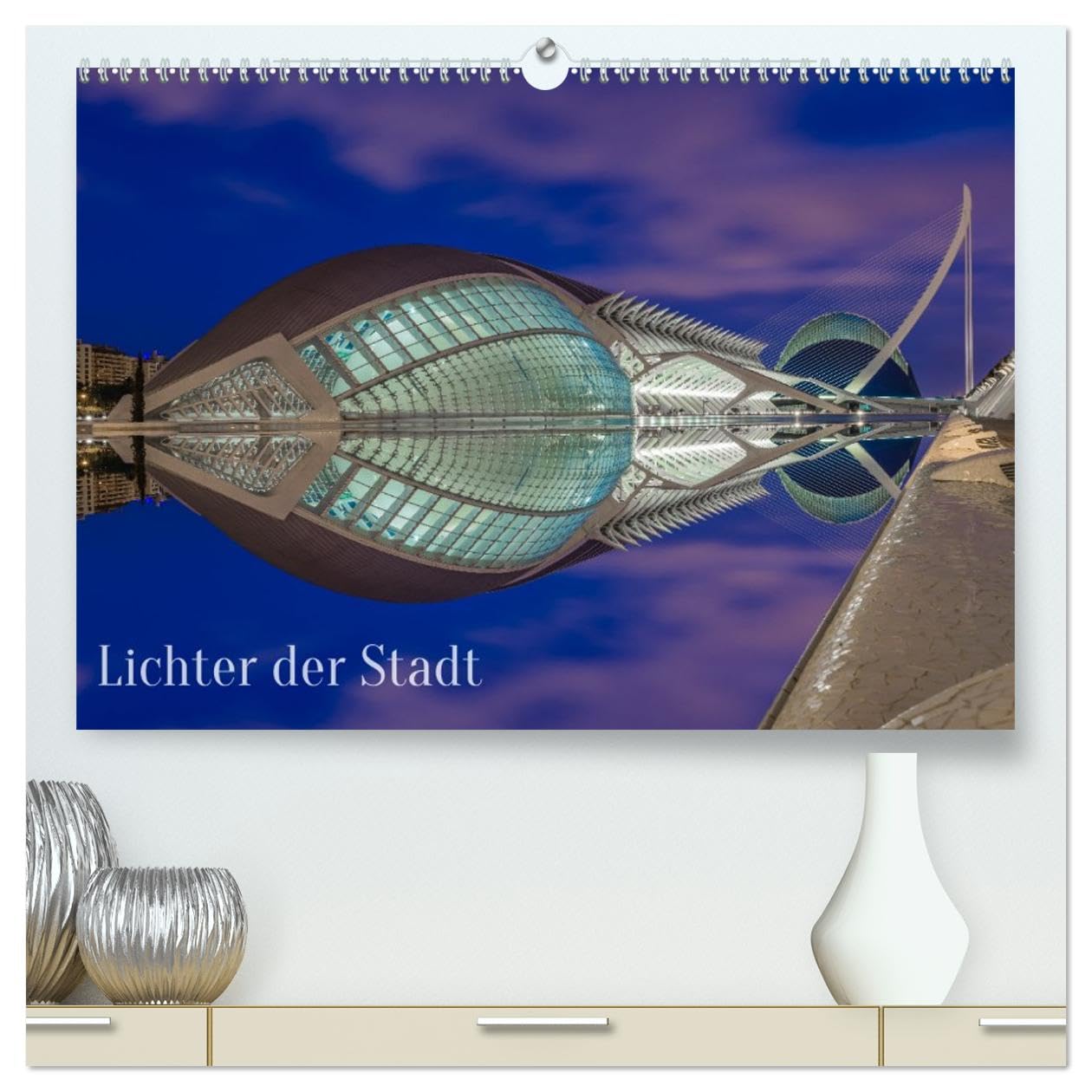 Lichter der Stadt (hochwertiger Premium Wandkalender 2026 DIN A2 quer), Kunstdruck in Hochglanz Photography