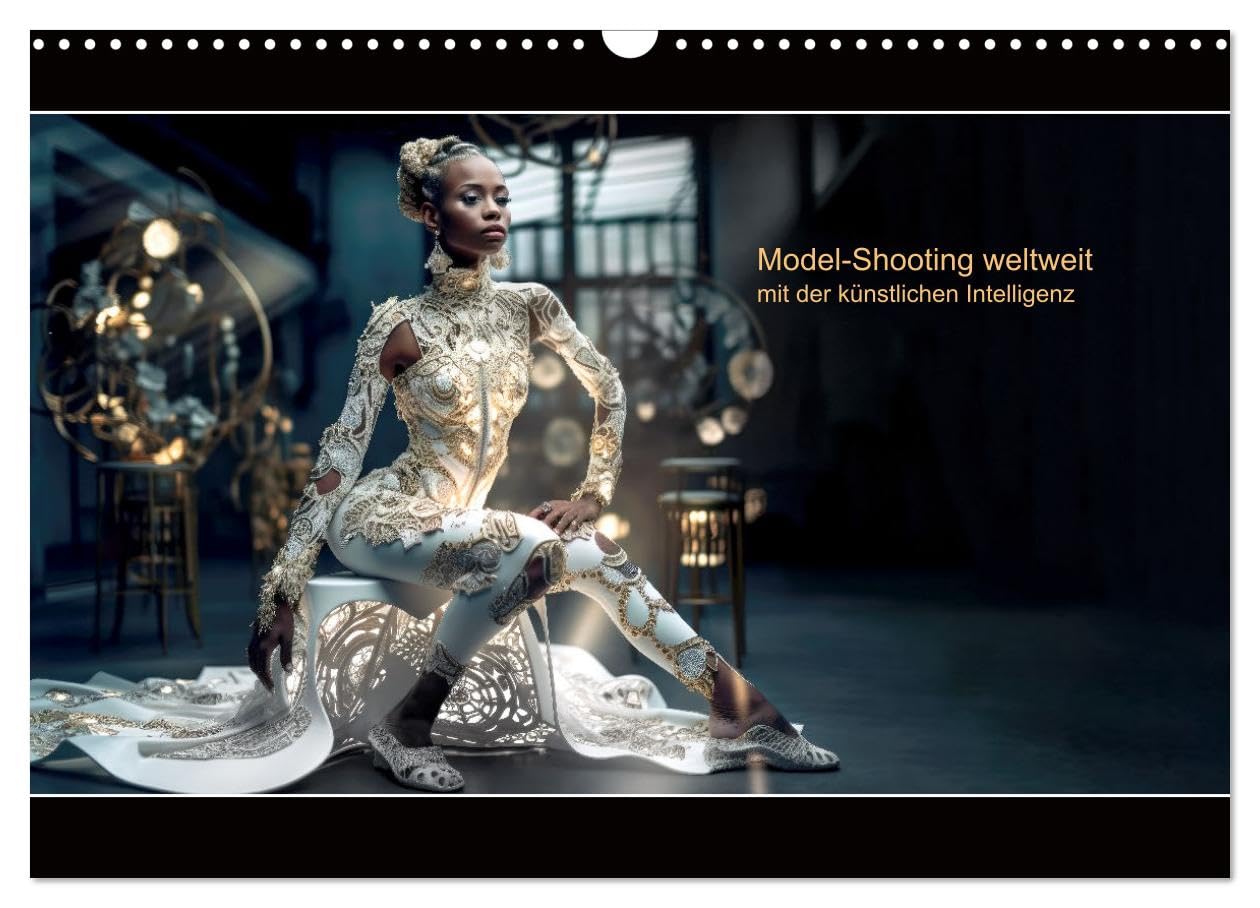 Model-Shooting weltweit mit der künstlichen Intelligenz (Wandkalender 2026 DIN A3 quer), CALVENDO Monatskalender Photography