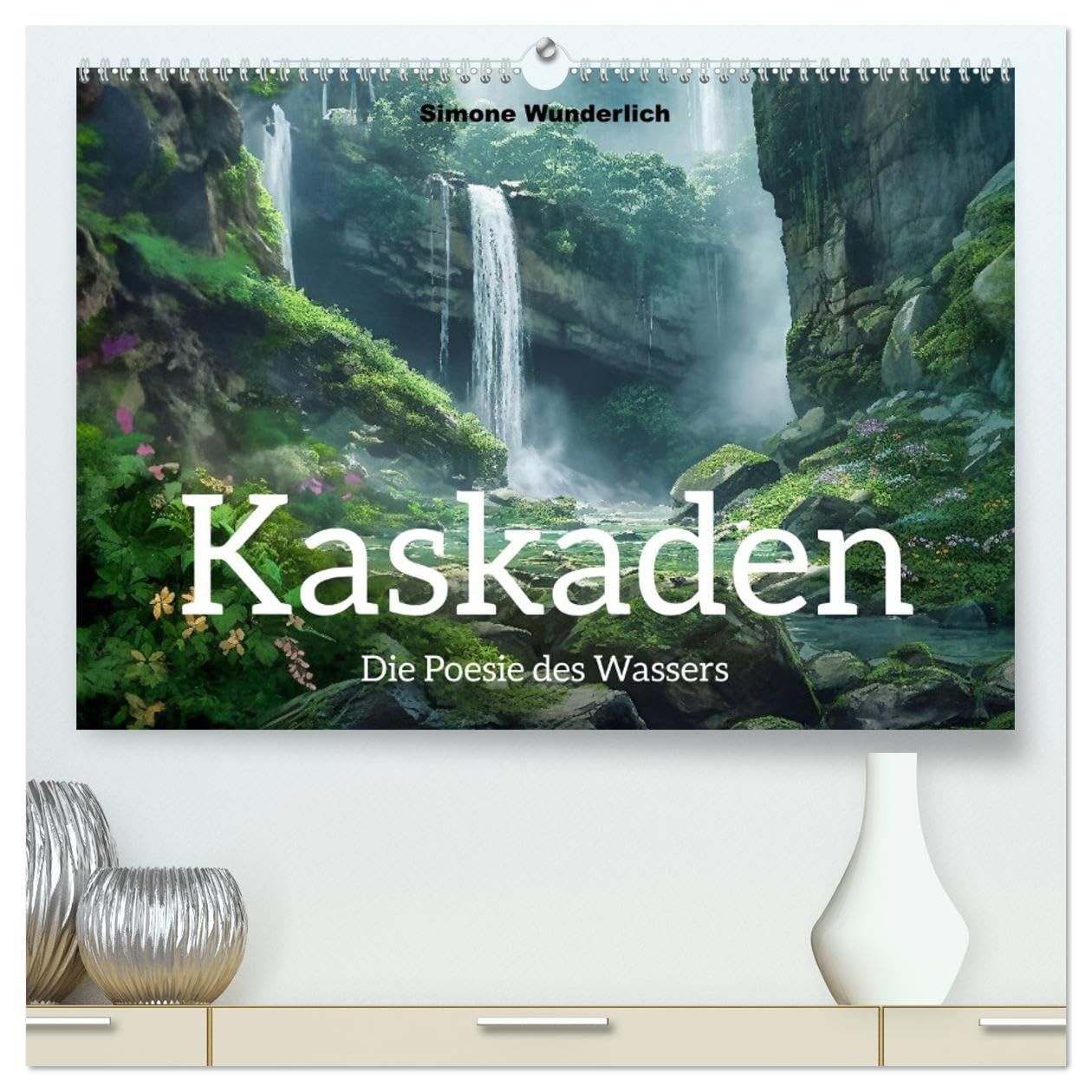 Kaskaden - Die Poesie des Wassers (hochwertiger Premium Wandkalender 2026 DIN A2 quer), Kunstdruck in Hochglanz Film, Art & Culture