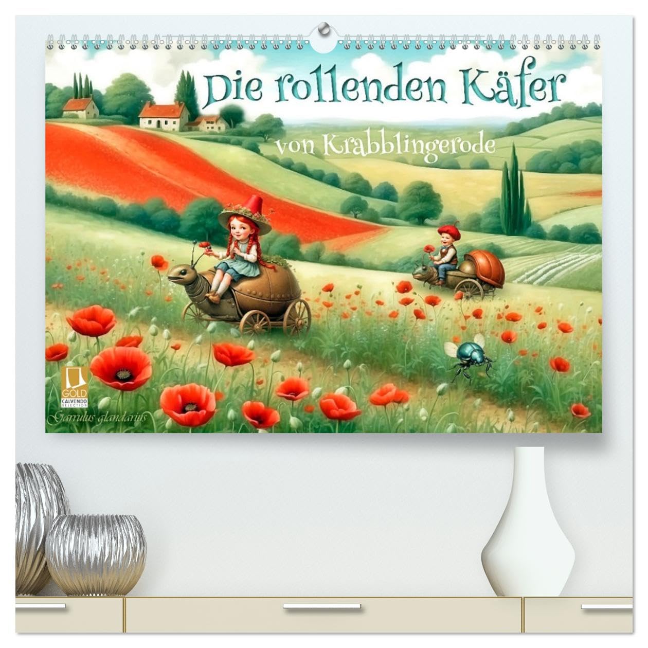 Die rollenden Käfer von Krabblingerode (hochwertiger Premium Wandkalender 2026 DIN A2 quer), Kunstdruck in Hochglanz Leisure, Home & Garden