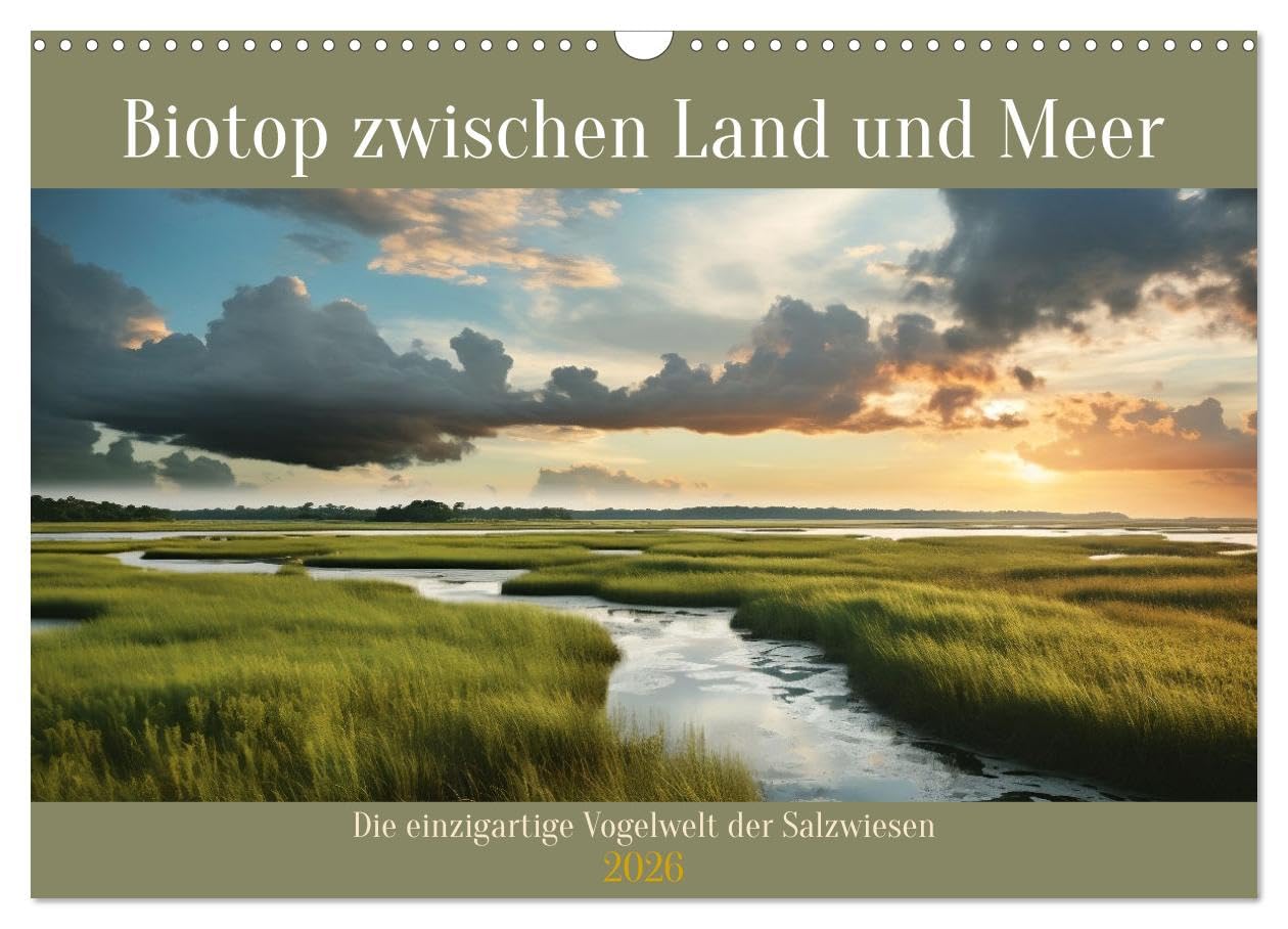 Biotop zwischen Land und Meer (Wandkalender 2026 DIN A3 quer), CALVENDO Monatskalender Business & Technology