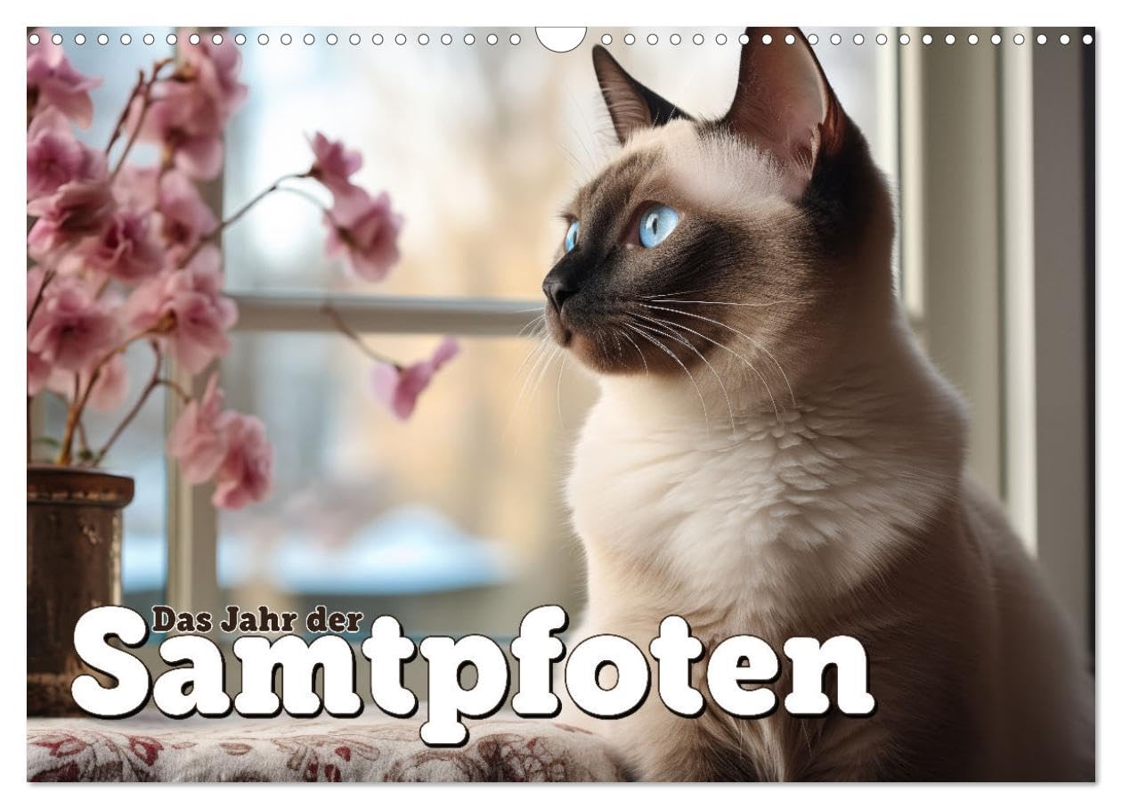 Das Jahr der Samtpfoten (Wandkalender 2026 DIN A3 quer), CALVENDO Monatskalender Natural Sciences