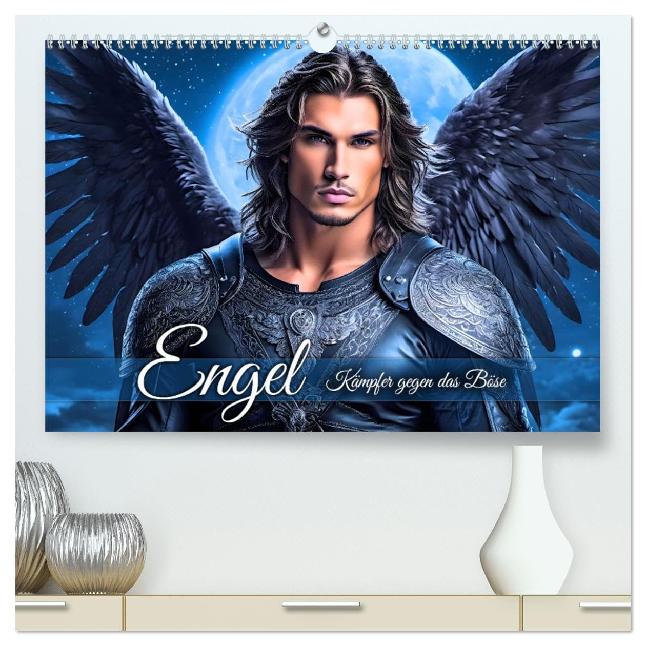 Engel - Kämpfer gegen das Böse (hochwertiger Premium Wandkalender 2026 DIN A2 quer), Kunstdruck in Hochglanz Calendars