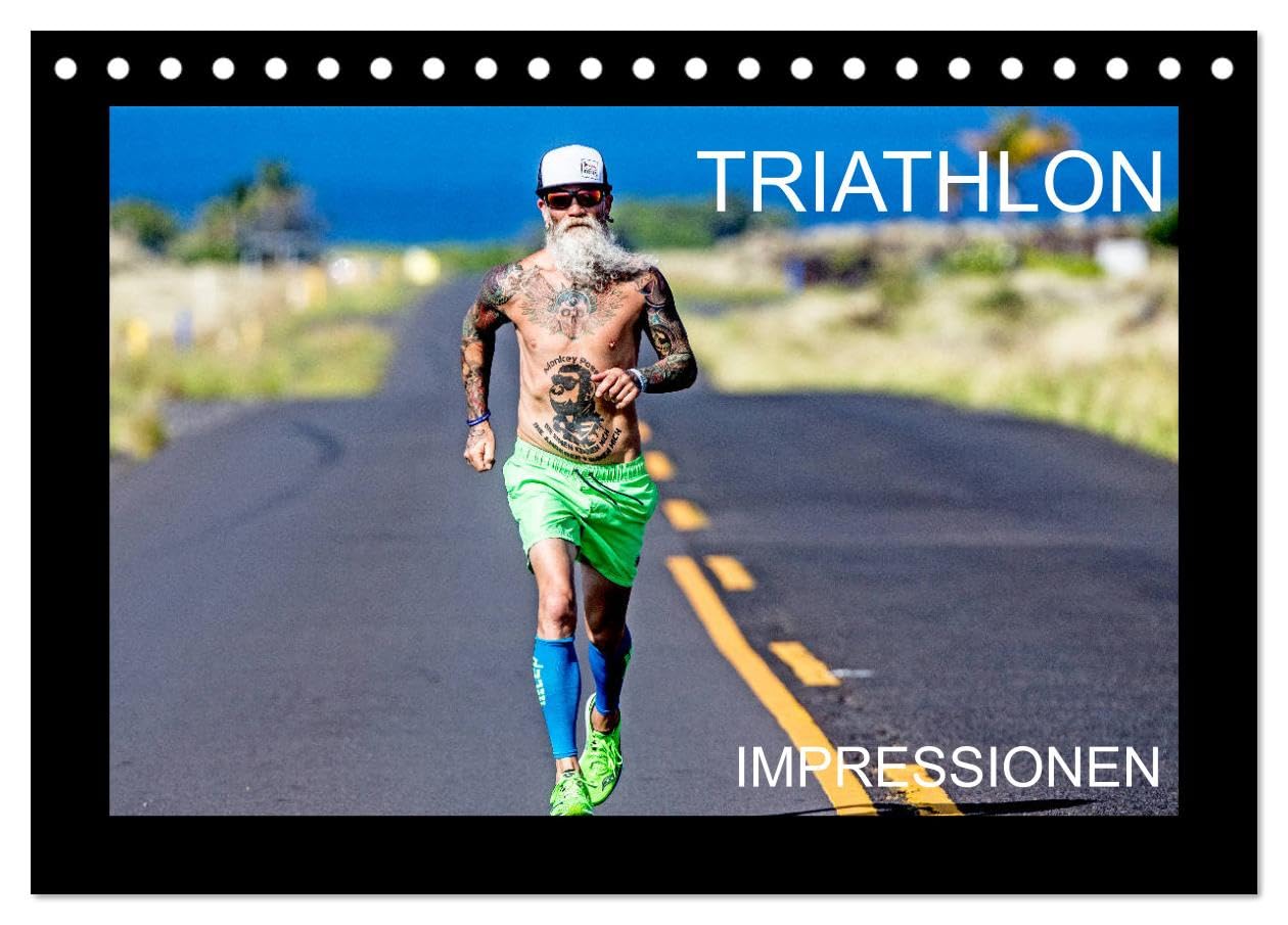 TRIATHLON Impressionen (Tischkalender 2026 DIN A5 quer), CALVENDO Monatskalender Leisure & Fun