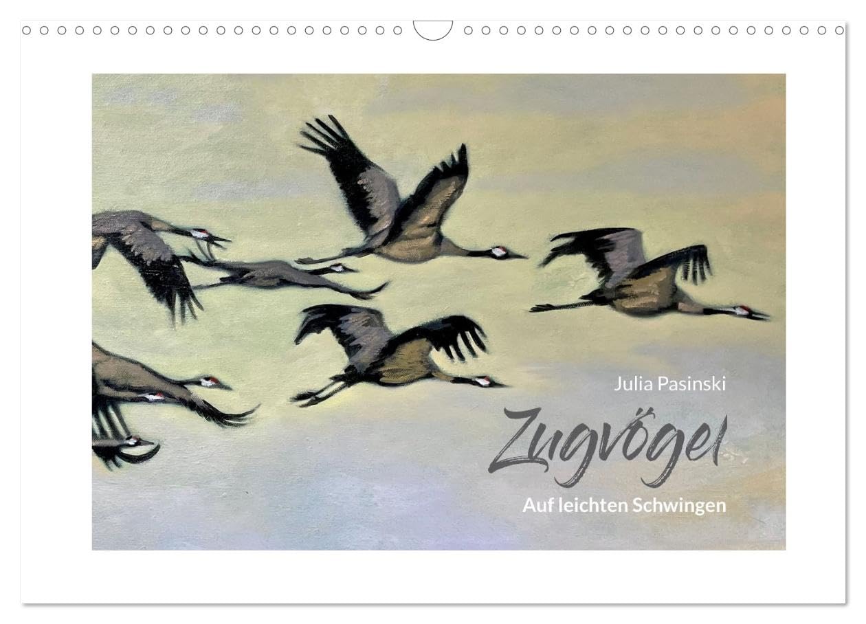 Auf leichten Schwingen - Zugvögel (Wandkalender 2026 DIN A3 quer), CALVENDO Monatskalender Film, Art & Culture