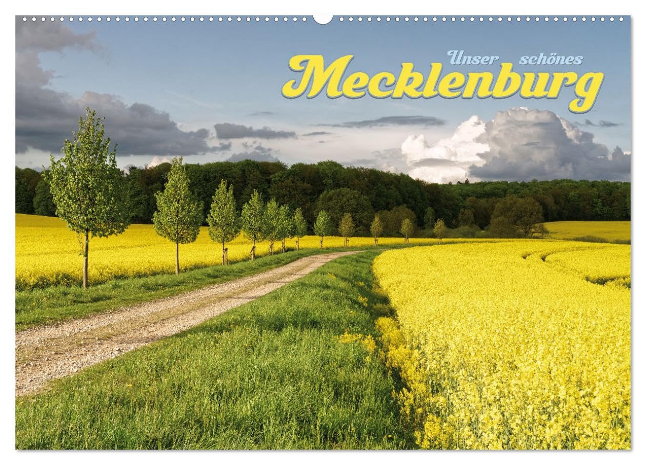 Unser schönes Mecklenburg (Wandkalender 2026 DIN A2 quer), CALVENDO Monatskalender Leisure, Home & Garden
