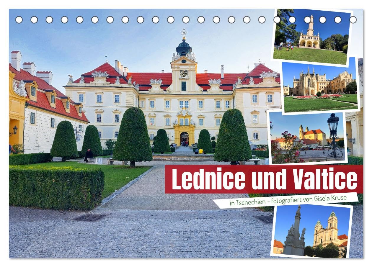 Lednice und Valtice in Tschechien (Tischkalender 2026 DIN A5 quer), CALVENDO Monatskalender Leisure, Home & Garden