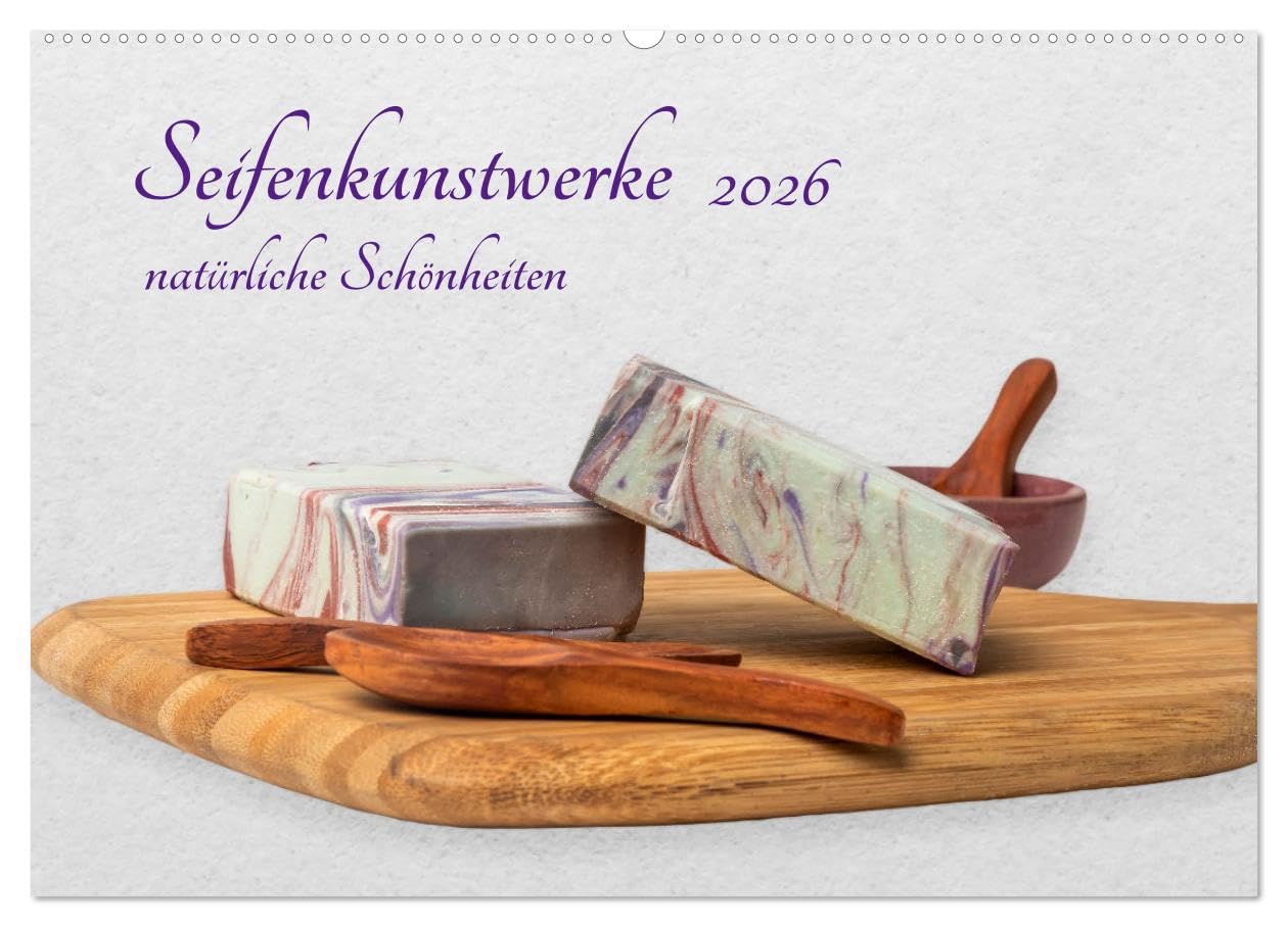 Seifenkunstwerke (Wandkalender 2026 DIN A2 quer), CALVENDO Monatskalender Social Sciences