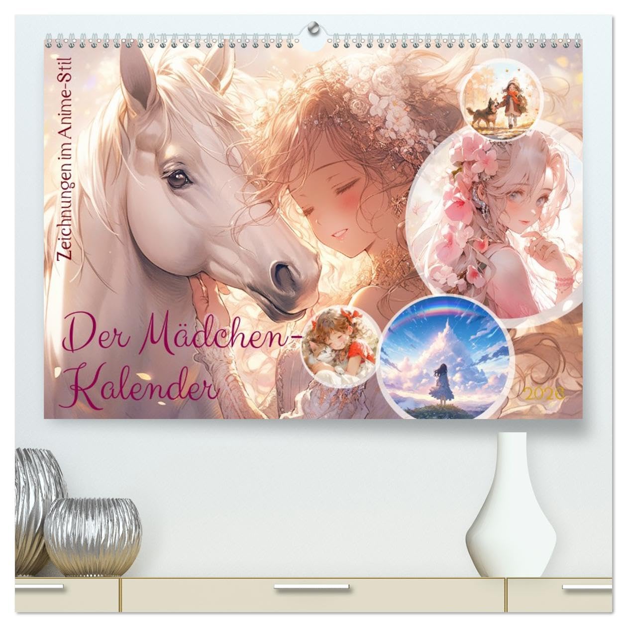Der Mädchen-Kalender (hochwertiger Premium Wandkalender 2026 DIN A2 quer), Kunstdruck in Hochglanz Social Sciences