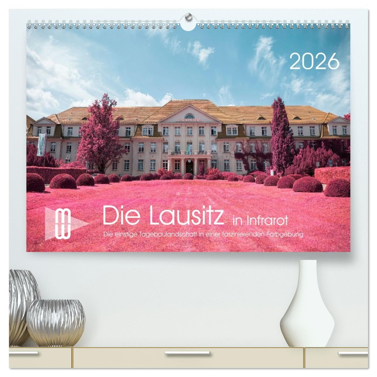 Die Lausitz im faszinierenden Infrarotlicht (hochwertiger Premium Wandkalender 2026 DIN A2 quer), Kunstdruck in Hochglanz Leisure, Home & Garden