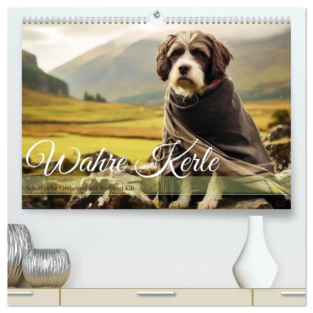 Wahre Kerle (hochwertiger Premium Wandkalender 2026 DIN A2 quer), Kunstdruck in Hochglanz Natural Sciences
