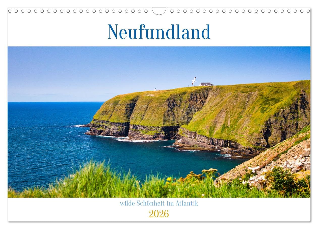 Neufundland - wilde Schönheit im Atlantik (Wandkalender 2026 DIN A3 quer), CALVENDO Monatskalender Leisure, Home & Garden