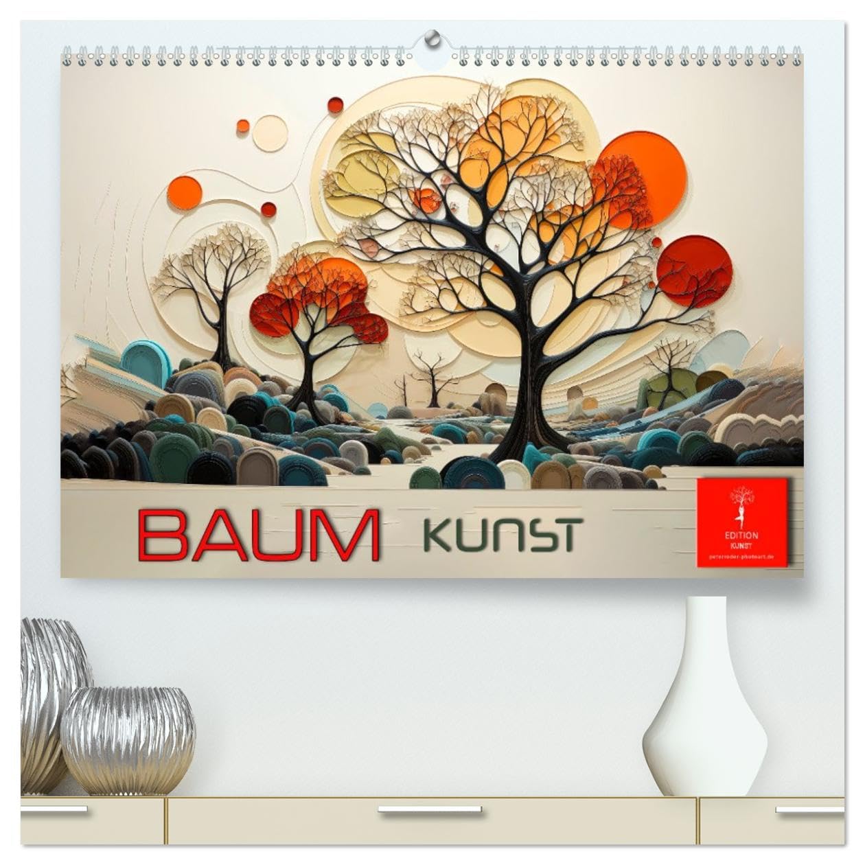 Baum Kunst (hochwertiger Premium Wandkalender 2026 DIN A2 quer), Kunstdruck in Hochglanz Film, Art & Culture