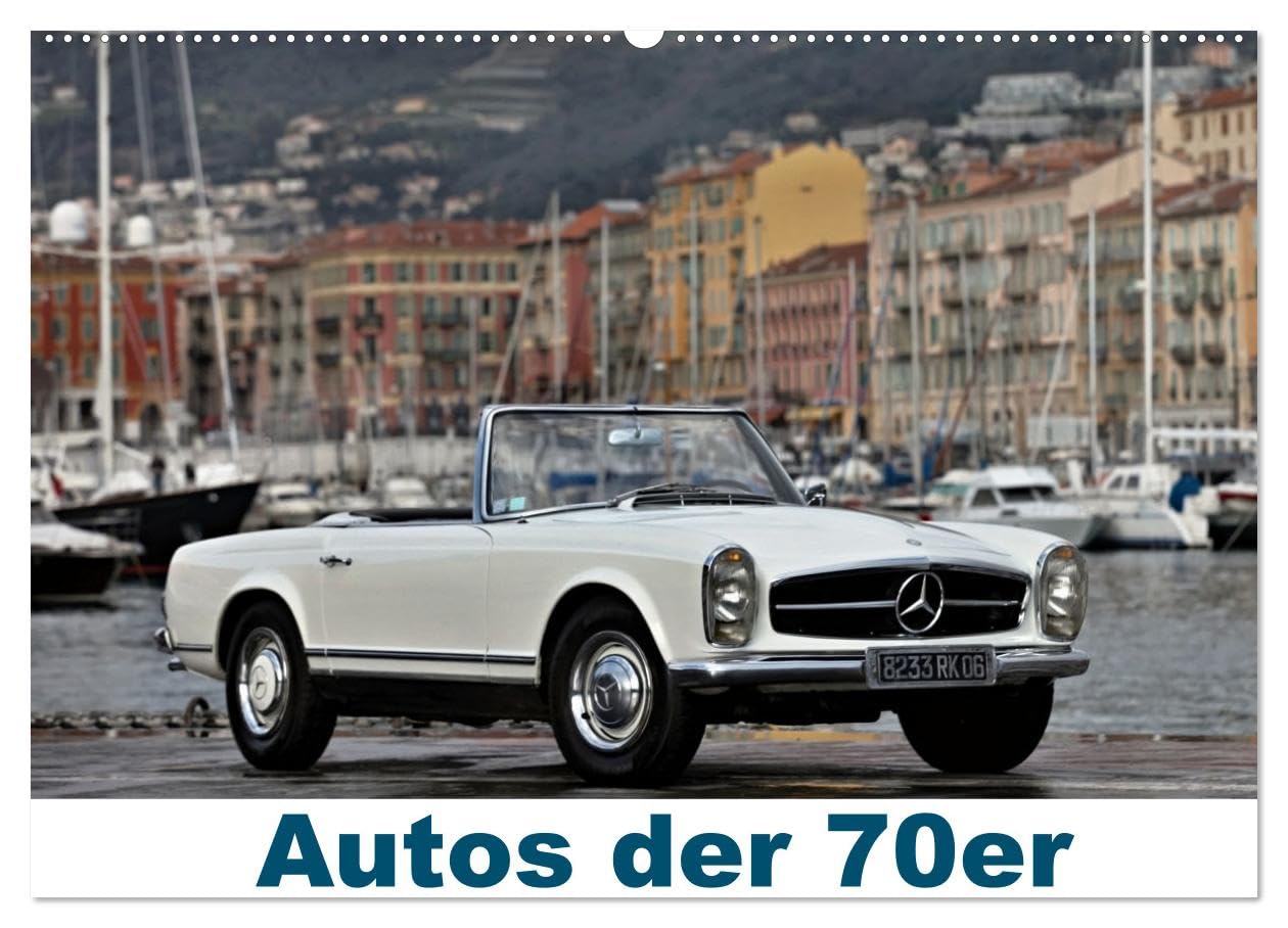 Autos der 70er (Wandkalender 2026 DIN A2 quer), CALVENDO Monatskalender Photography