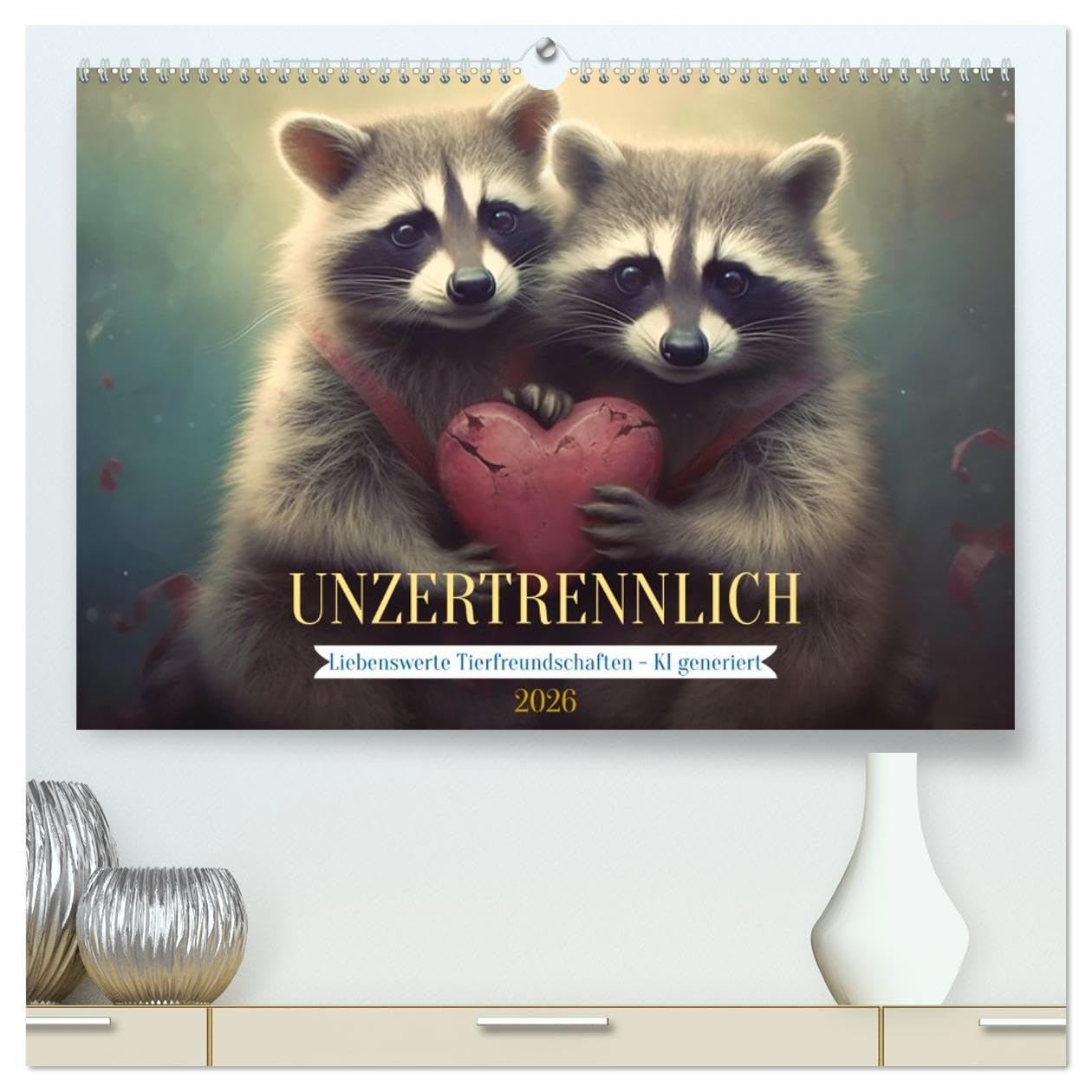 Unzertrennlich (hochwertiger Premium Wandkalender 2026 DIN A2 quer), Kunstdruck in Hochglanz Social Sciences