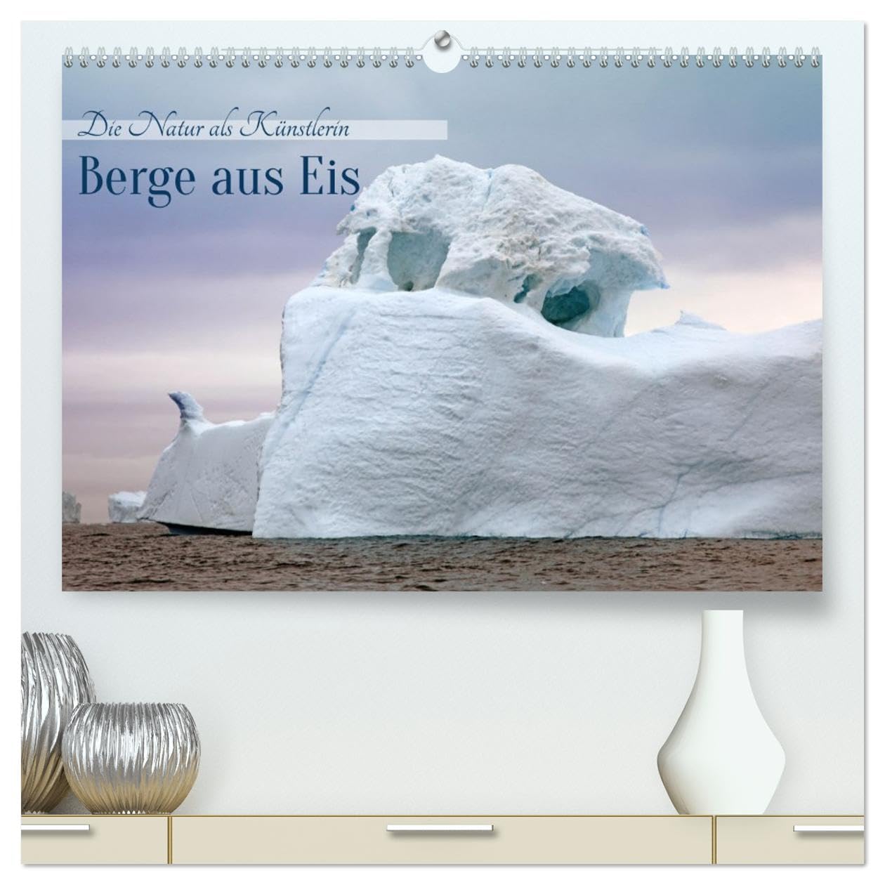 Berge aus Eis (hochwertiger Premium Wandkalender 2026 DIN A2 quer), Kunstdruck in Hochglanz Leisure, Home & Garden