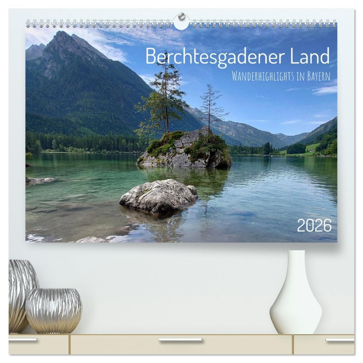 Berchtesgadener Land - Wanderhighlights in Bayern (hochwertiger Premium Wandkalender 2026 DIN A2 quer), Kunstdruck in Hochglanz Leisure, Home & Garden