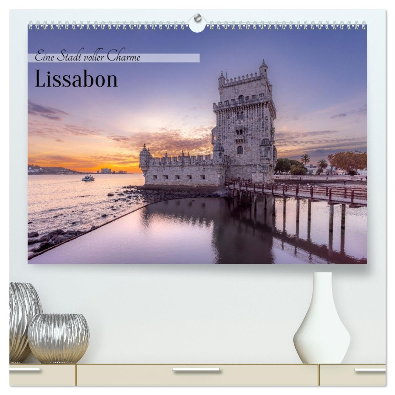 Eine Stadt voller Charme - Lissabon (hochwertiger Premium Wandkalender 2026 DIN A2 quer), Kunstdruck in Hochglanz Photography