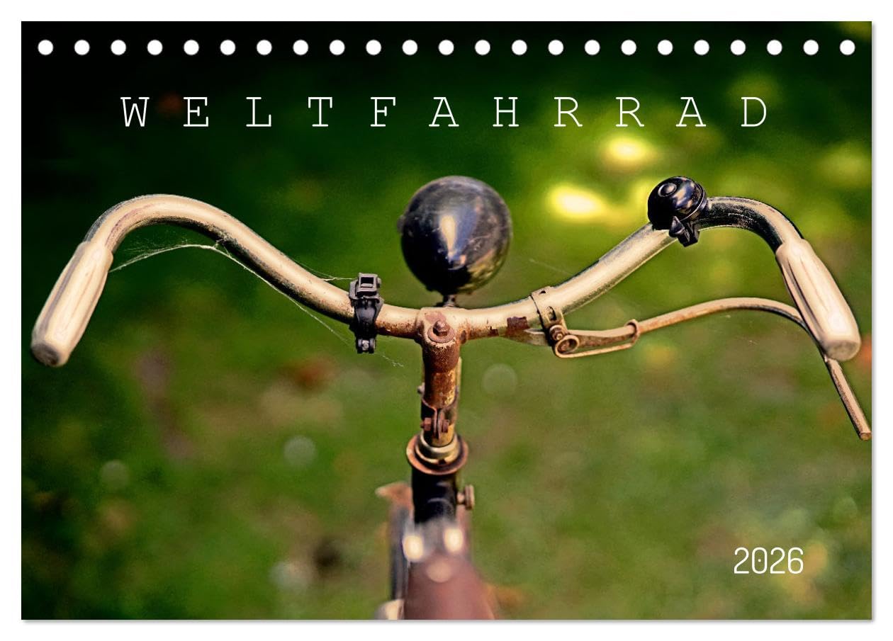 Weltfahrrad (Tischkalender 2026 DIN A5 quer), CALVENDO Monatskalender Film, Art & Culture
